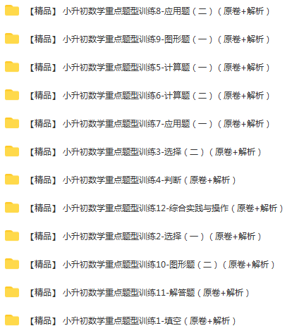 【精品】数学 小升初重点题型训练（原卷 解析）（共12份）.png