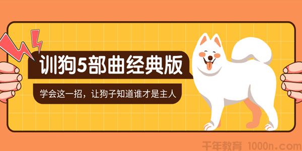 唐伟敏-军犬训练教官《训狗5部曲》10天改掉狗狗的坏习惯