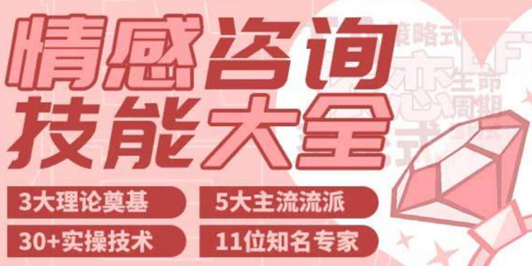 情感心理咨询技能大全 婚恋情感领域中的“百科全书”