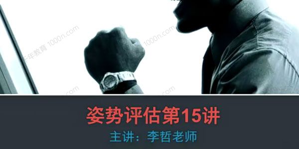 李哲《2018姿势评估视频课程》