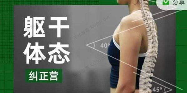 根正派 躯干矫正营2021课程