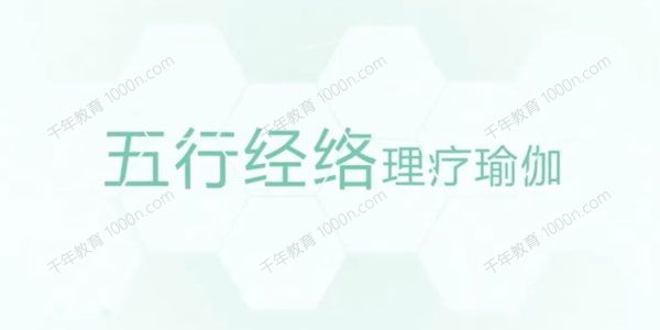 养生理疗 五行经络瑜伽教学课程