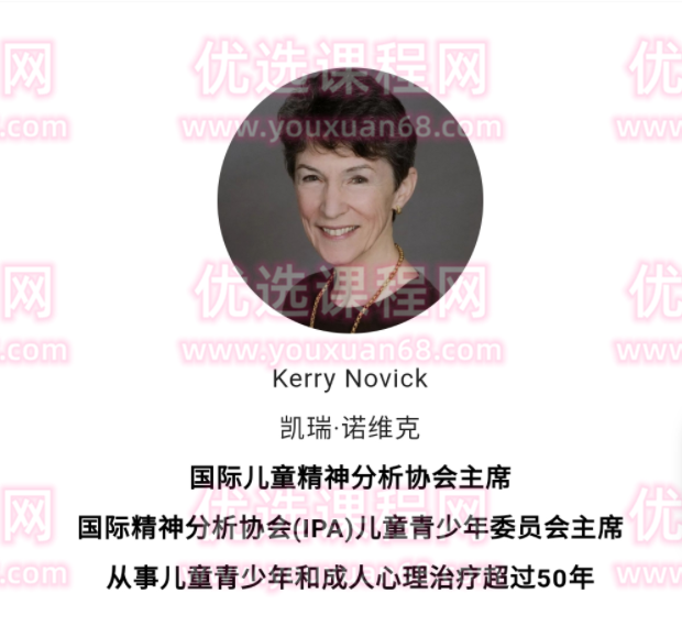 Novick大师讲如何同步与父母工作使儿童青少年治疗有效—从理论到临床实例解析12讲