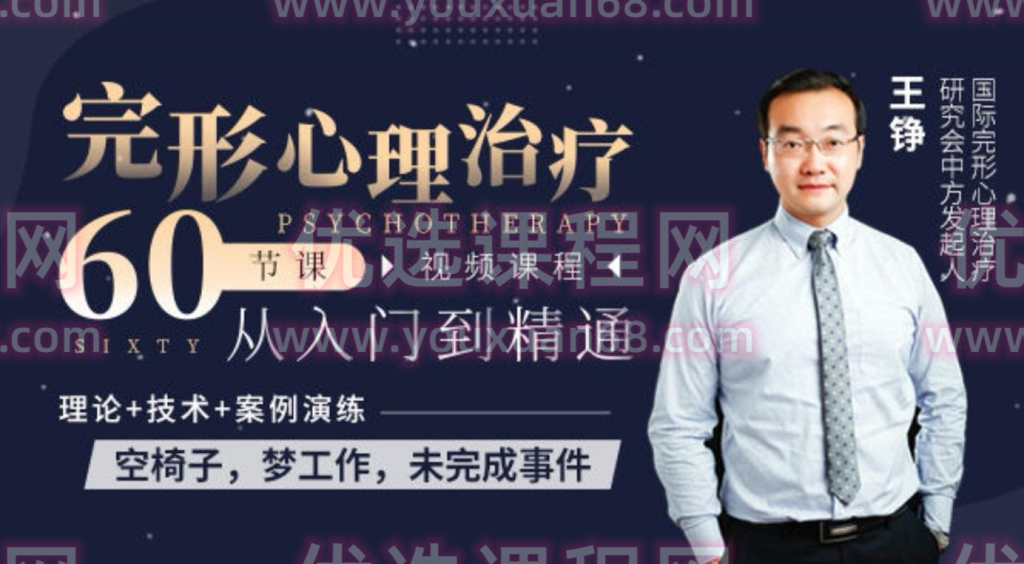 王铮 完形心理治疗：60节课，从入门到精通