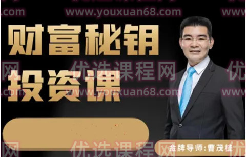 芝士律动曹茂桂财富秘钥股市修炼课 10集视频