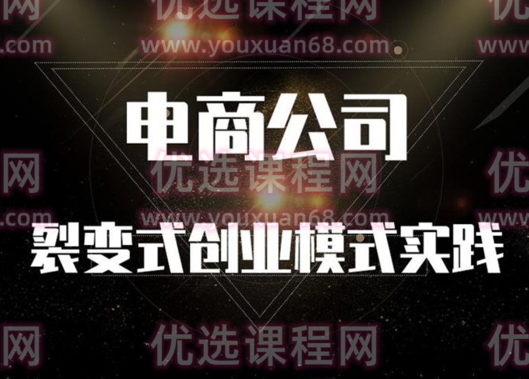 铜舟学堂《电商公司裂变式创业模式实践》