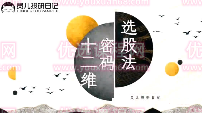 灵儿《十二维密码选股法》2视频+指标