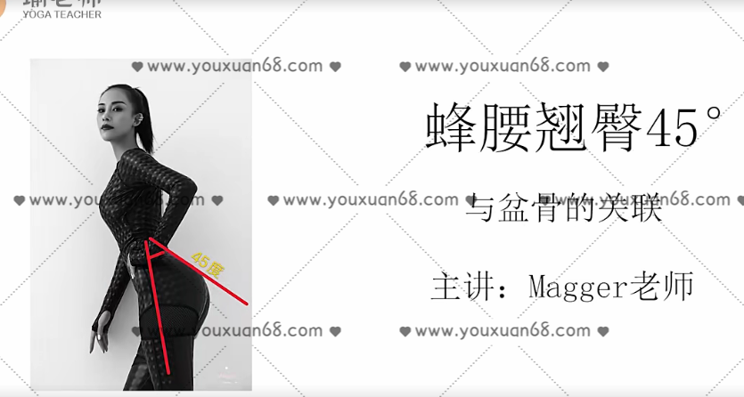 大宝~黄金比例打造蜂腰翘臀45°
