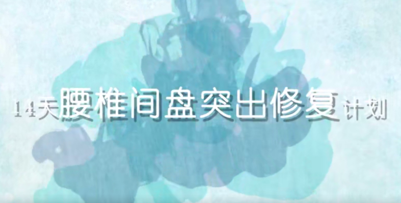 14天腰椎间盘突出修复计划..