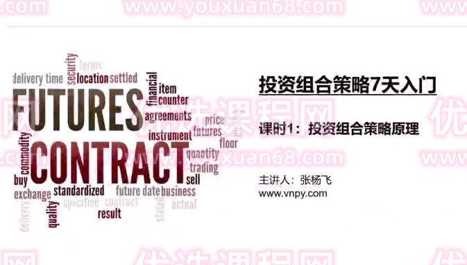 投资组合策略7天入门
