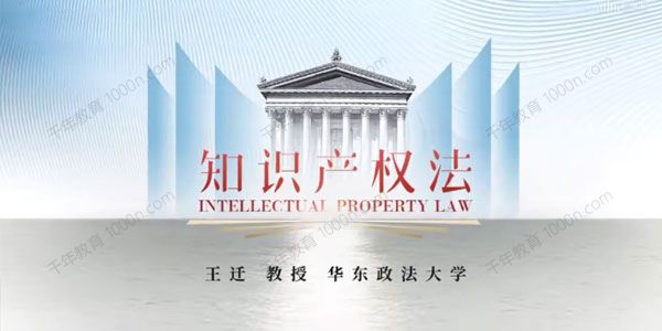 华东政法大学教授王迁《知识产权法》