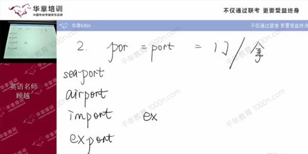 华章教育 2021考研管理类联考全程班