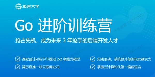 极客时间《Go语言编程进阶训练营第3期》