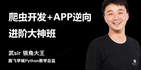 路飞学城《爬虫开发+APP逆向超级大神班》2022年结课