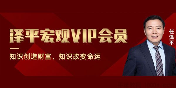 任泽平《泽平宏观VP会员》视频+音频