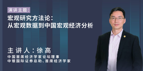 徐高-宏观研究方法论：从宏观数据到中国宏观经济分析