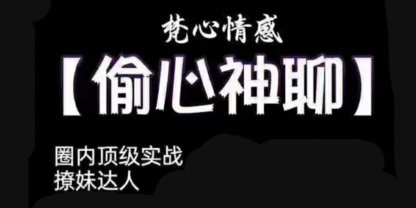梵公子-时代最强聊天术《偷心神聊》 高情商?天聊?方法