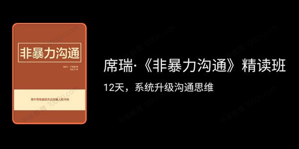 席瑞《非暴力沟通》精读班