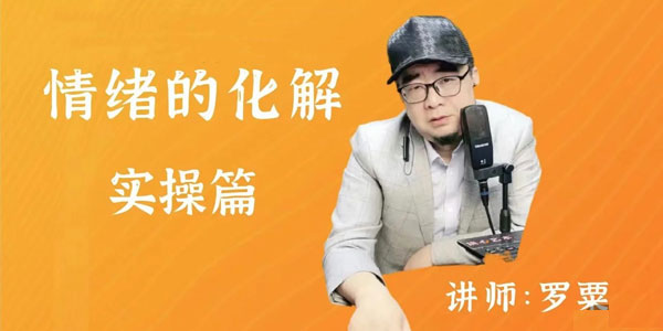 罗粟《情绪化解实操课一阶段》