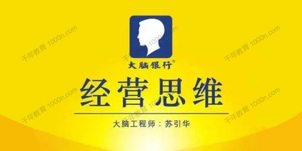 苏引华《思维商学院：经营思维》
