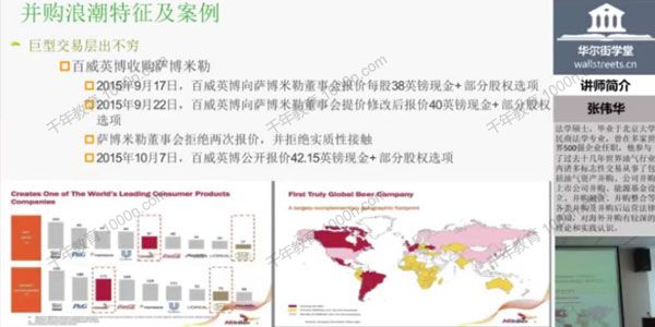 华尔街学堂-张伟华《跨境并购实务专题》