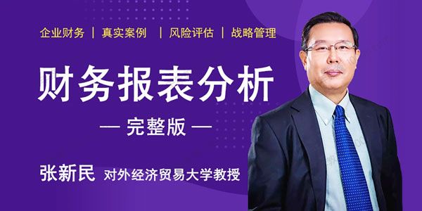 张新民《老板和高管必修的财务报表分析课》