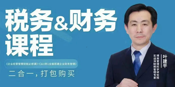 叶建平《财税二合一：财务管理+税务管理》