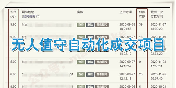 无人值守项目：流量自动化成交，亲测轻松赚千元
