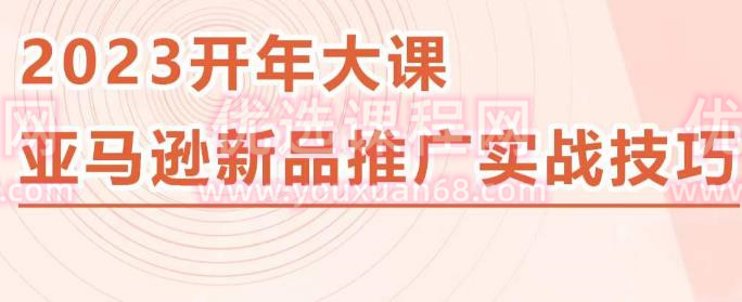 2023亚马逊新品推广实战技巧，线下百万美金课程的精简版，简单粗暴可复制，实操性强的推广手段