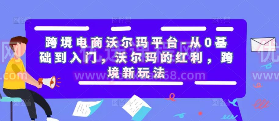 跨境电商沃尔玛平台-从0基础到入门，沃尔玛的红利，跨境新玩法