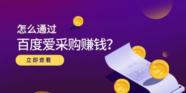 大王《怎么通过百度爱采购赚钱》