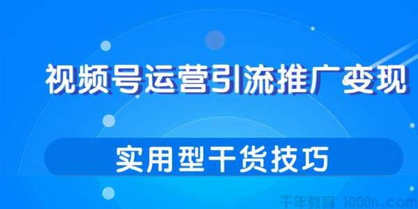 柚子-视频号运营引流推广变现 实用型干货技巧分享课