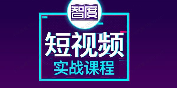 智度2022最新短视频实战课程 IP打造+佣金带货