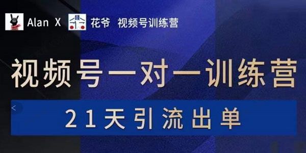 AlanX花爷《视频号引流出单训练营》引流出单必杀技
