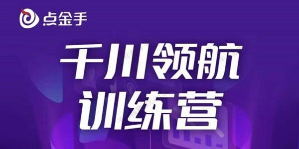 点金手《千川领航训练营》干川逻辑与算法的剖析与讲解
