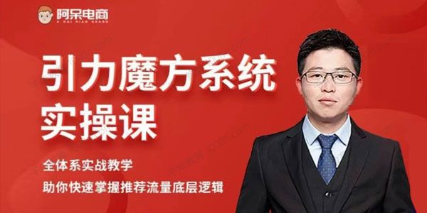 阿呆《引力魔方系统实操课》掌握推荐流量底层逻辑