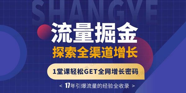 张琦《流量掘金探索全渠道增长》轻松GET全网增长密码