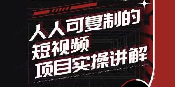 进击的小徐《人人可复制的短视频5个项目》