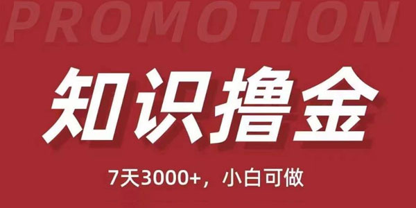 抖音知识撸金项目：简单粗暴日入1000+
