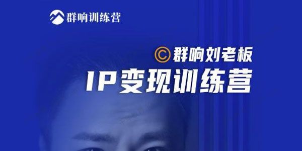 群响刘老板《IP变现训练营第6期：教你搞流量新姿势》