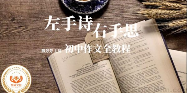 熊芳芳语文课《左手诗右手思：初中作文全教程》