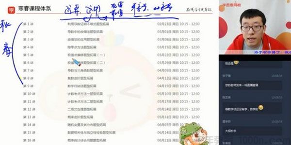 学而思-王子悦 高二数学 2020春季目标清北班