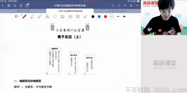 吕子正-高途课堂 2020年高一化学 秋季班