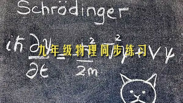 初中人教版九年级物理同步练习题