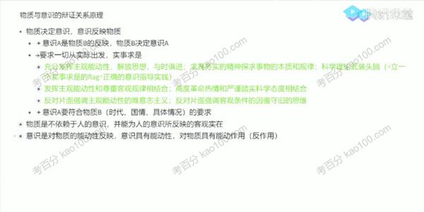 刘勖雯 高考政治必考点：哲学大题模板讲解