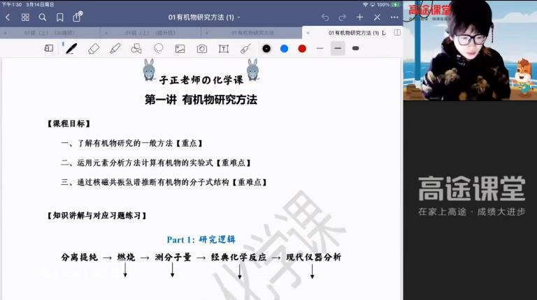 吕子正 高二化学 2021年春季班