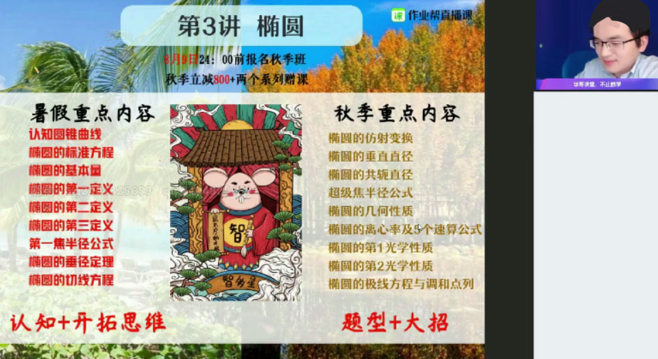 张华 高二数学 2021年暑期尖端班（课改）