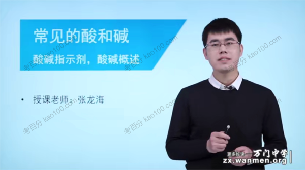 张龙海 初三化学人教版基础网课