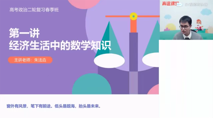 朱法壵 高三政治 2021年高考春季班