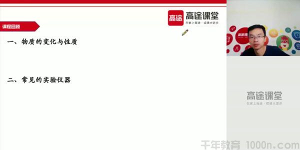 江成 初三化学 2020暑期班